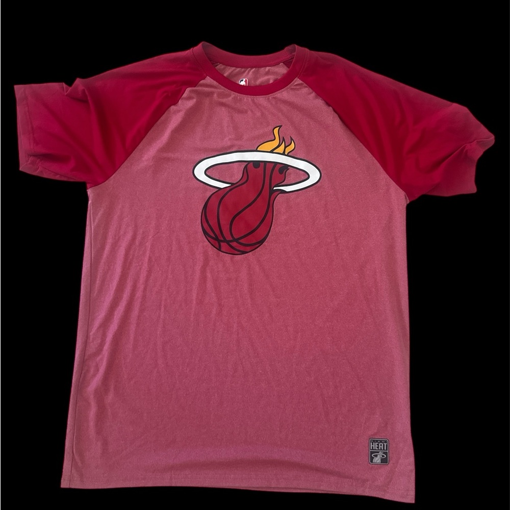 NBA Red Miami Heat Short Sleeve Tee